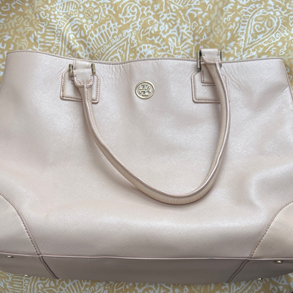 Tory Burch Cream Tote Bag